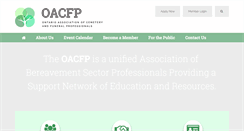 Desktop Screenshot of oacfp.com