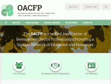 Tablet Screenshot of oacfp.com